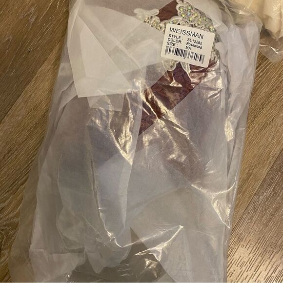 Weissman Elite dance costume mauve mesh lace Everybody Hurts SL12282 MA adult - Picture 9 of 11